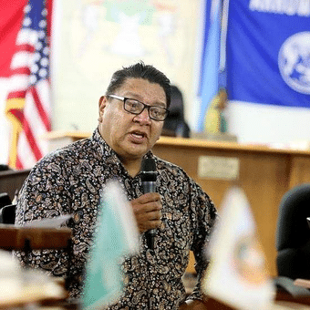 Portrait of Shawn Real Bird, Executive Director, Montana Indigenous Tourism Alliance