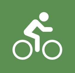 Icon of a person biking