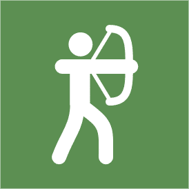 Icon of a person practicing archery